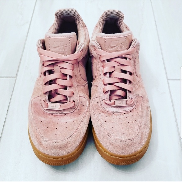 Nike Shoes - 🍉 Nike Air Force 1 Smokey Mauve Shoes Pink Suede